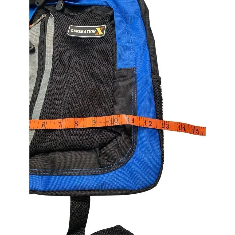 Overland Generation X Backpack Blue New With Tags School Hiking Laptop Bag
